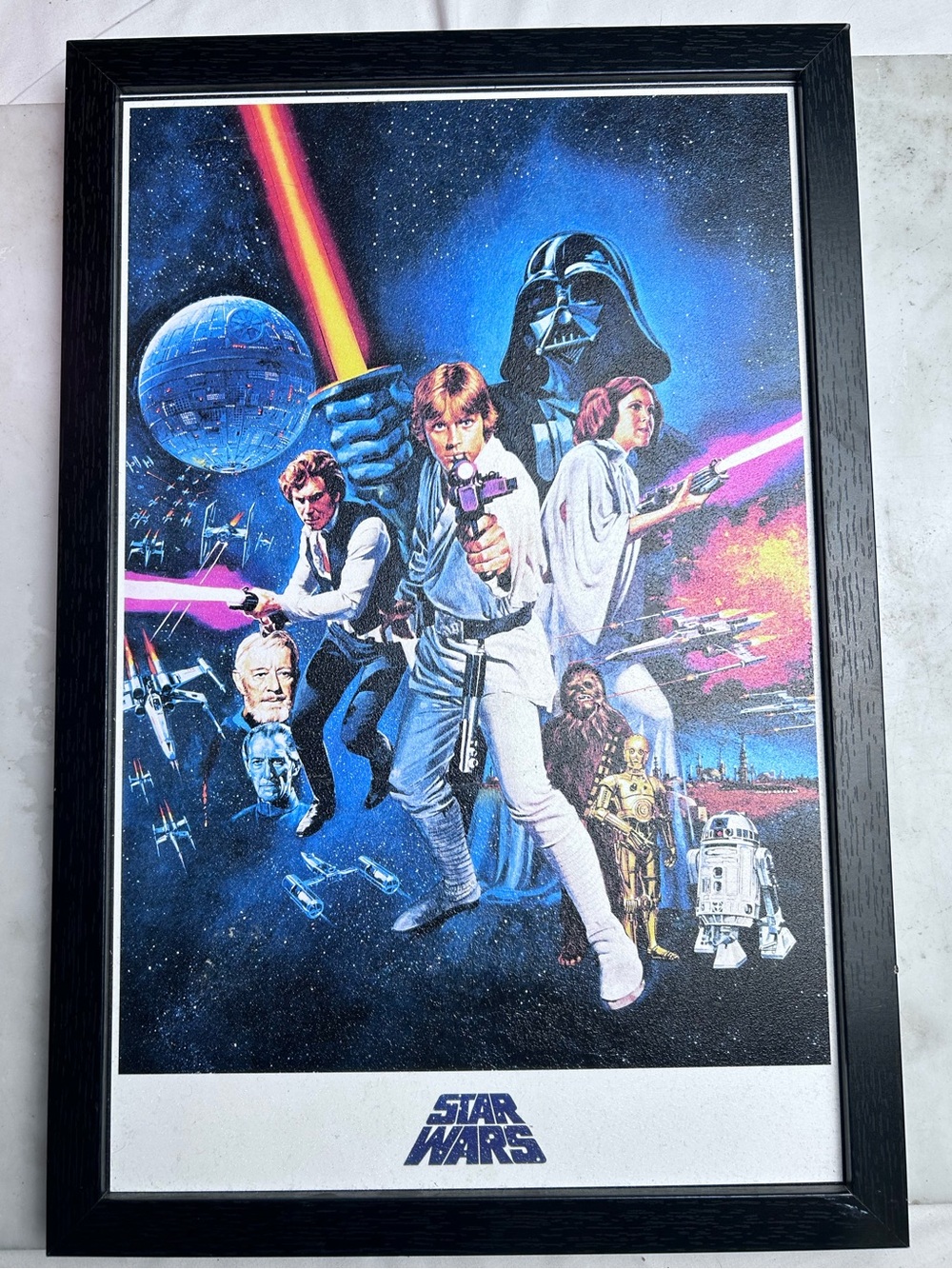 Star Wars episode IV movie poster. Vintage style. 11x17
